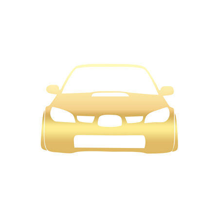 Araba Stickeri 17x17 Cm Gold