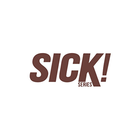 Sick Series Araba Sticker 17x17 Cm Kahverengi