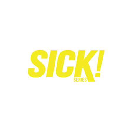 Sick Series Araba Sticker 17x17 Cm Sarı