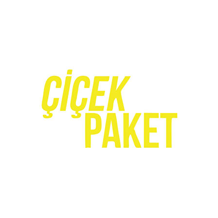 Çiçek Paket Araba Sticker 17x17 Cm Sarı