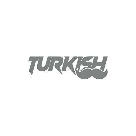 Turkish Araba Sticker 17x17 Cm Gri