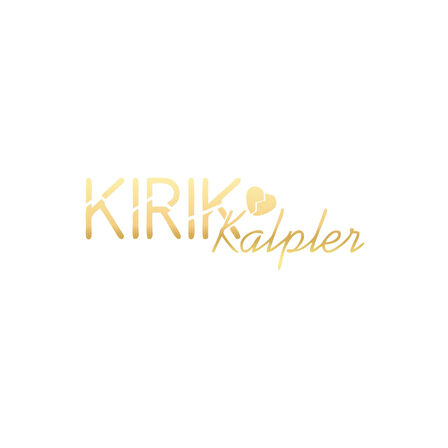 Kırık Kalpler Araba Sticker 17x17 Cm Gold