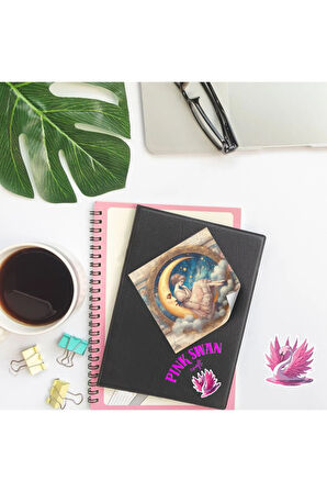 Ay Tanrıçaları Vintage 12 Adet Scrapbook Bullet Journal Mat Planlayıcı Sticker Etiket Seti