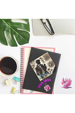 Erkek Silüetleri Vintage 12 Adet Scrapbook Bullet Journal Mat Planlayıcı Sticker Etiket Seti