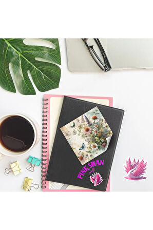 Şifalı Otlar Ve Ilaç Şişeleri Vintage 12 Adet Scrapbook Bullet Journal Mat Plan Sticker Etiket Seti