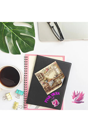 Mutfaklar Vintage 12 Adet Scrapbook Bullet Journal Mat Planlayıcı Sticker Etiket Seti