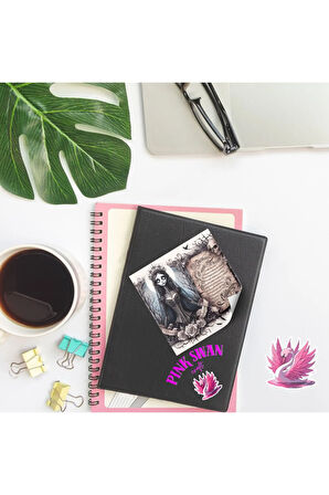 Ölü Gelinler Vintage 12 Adet Scrapbook Bullet Journal Mat Planlayıcı Sticker Etiket Seti