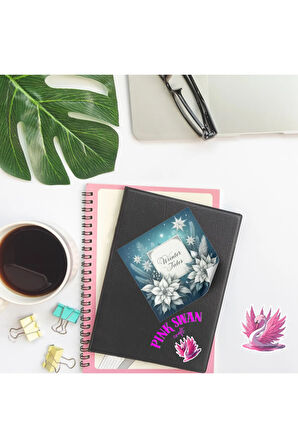 Yılbaşı Winter Tales Vintage 12 Adet Scrapbook Bullet Journal Mat Planlayıcı Sticker Etiket Seti