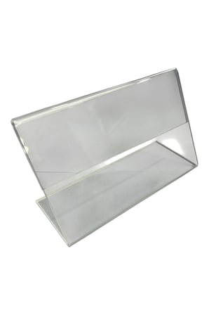 Pleksi Etiketlik 9x15 cm - Şeffaf Masaüstü Föylük / Fiyatlık 3mm.