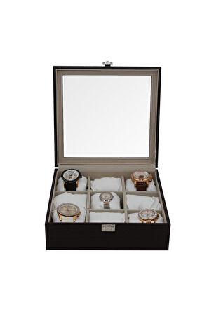 Saat Kutusu 9'lu Kroko Kahve