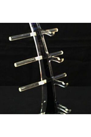 Gözlük Standı Pleksi Yelken Model Siyah