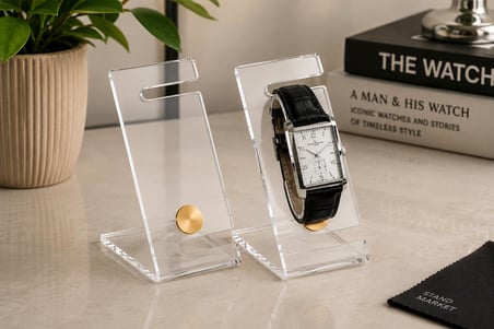 Saat Standı Sw Model 6 Cm Oval Şeffaf (10 ADET)