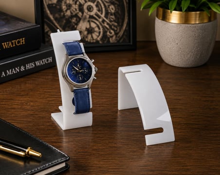Saat Standı Sw Model 13 Cm Ince Oval Buzlu (5 ADET)