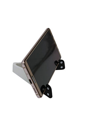 Telefon Tablet Standı V Model Beyaz