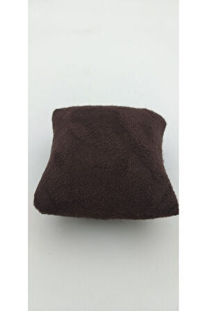 Saat Yastığı Yerli Süet Koyu Kahve Renk (10 ADET)