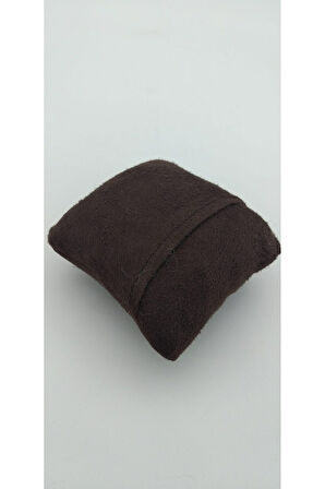 Saat Yastığı Yerli Süet Koyu Kahve Renk (10 ADET)