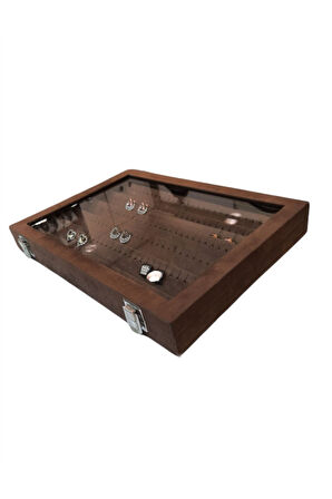 Küpe Kutusu Alcantara Kahve