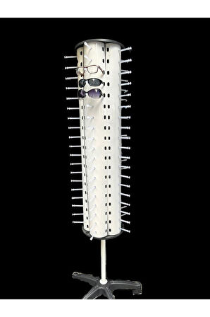 Gözlük Standı 95'li Metal Ayaklı Dönerli Model