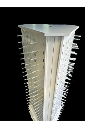 Gözlük Standı 196'lı Metal Gövde Ahşap Ayaklı Dönerli Model