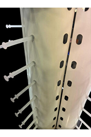 Gözlük Standı 50&#39;li Masaüstü Aynalı Dönerli Model