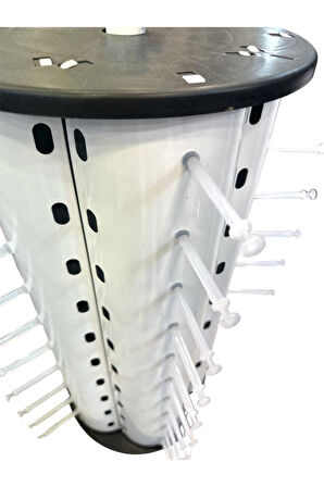 Çocuk Gözlük Standı 50&#39;li Ayaklı Aynalı Dönerli Model