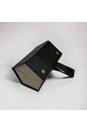 Gözlük Çantası Karbon Kaplama 5'li Siyah