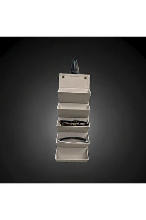 Gözlük Çantası Karbon Kaplama 5'li Kahve