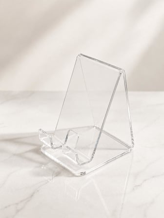 Telefon ve Tablet Standı Şeffaf Pleksi – Masaüstü Destek Tutucu 5 Adet