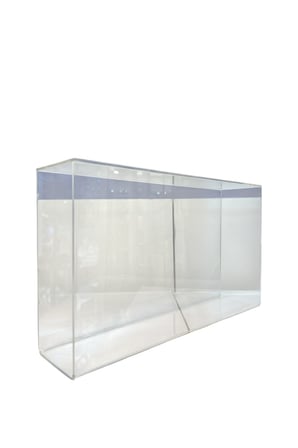 Şeffaf Pleksi Kulaklık Standı – 5'li Stand, Kulaklık Düzenleyici, 35x8.5x20 cm