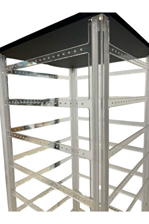 Pleksi Glass 4 Taraflı Dönen Küpe Standı