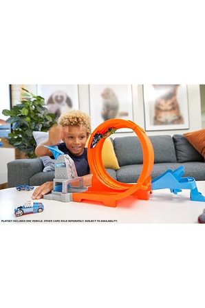 Hot Wheels Döngü Göstergesi Parkuru Oyun Seti, Şampiyonluk Parkuru Yarış Seti - Çember Pist Gtv13