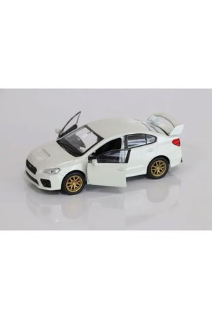Welly Lisanslı Subaru Wrz Stı Çek Bırak Model Metal Araba (1:34) (Renk Beli̇rti̇ni̇z)