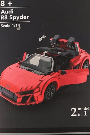 Rastar 1:14 Audi R8 Spyder Model Araba Yapım Seti 1440 Parça S00093800