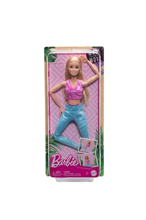 Barbie ® Sonsuz Hareket™ Bebeği,Sarışın, Çıkarılabilir Sporcu Atleti Ve Tayt Giyen Hrh27