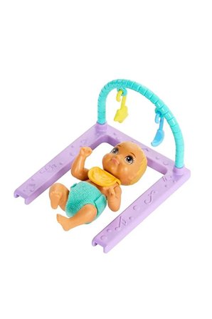 Barbie Skipper İkiz Bebekler Bakımı Oyun Seti, Ikiz Bebek Odası Oyun Seti Ve Aksesuarlar Hxm99