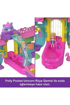 Polly Pocket Unıcorn Dream Cruıse Oyun Seti Hwp26