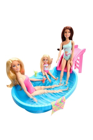 Barbie ® Bebek Ve Havuz Oyun Seti | Hrj74