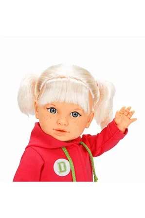 Sunman Tina Sporty Bebek 45 Cm - Koyu Pembe Eşofmanlı Et Bebek