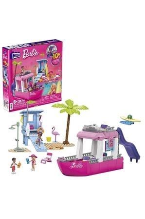 Barbie Hpn79 Mega Barbie® Malibu Rüya Teknesi™ 317 Parça +6 Yaş