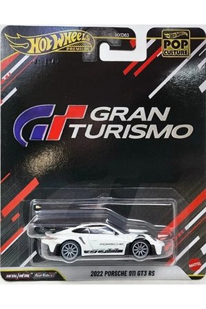 Hot Wheels Premium Pop Culture Gran Turismo 2022 Porsche 911 Gt3 Rs Metal Diecast Araba