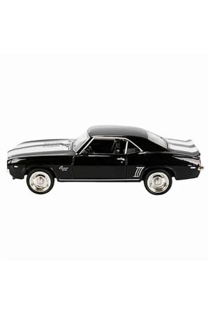 Rmz City 1:32 Alman Klasikleri Serisi Die Cast Çek Bırak Model Araba - Siyah 1969 Chevrolet Camaro