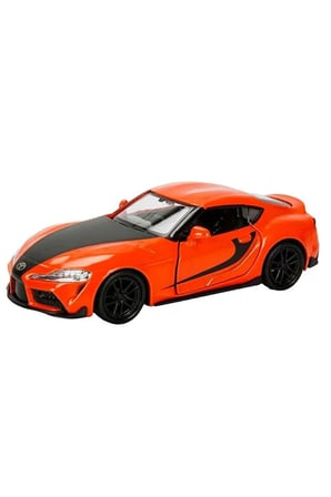 Rmz City 1:32 Uzak Doğu Serisi Die Cast Çek Bırak Model Araba - Turuncu 2020 Toyota Supra