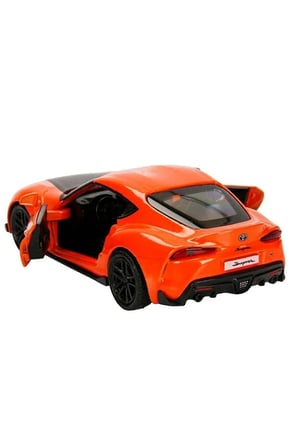 Rmz City 1:32 Uzak Doğu Serisi Die Cast Çek Bırak Model Araba - Turuncu 2020 Toyota Supra