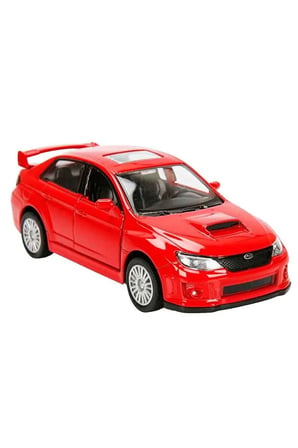 Rmz City 1:32 Uzak Doğu Serisi Die Cast Çek Bırak Model Araba - Kırmızı Subaru Wrx Sti