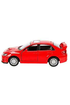 Rmz City 1:32 Uzak Doğu Serisi Die Cast Çek Bırak Model Araba - Kırmızı Subaru Wrx Sti