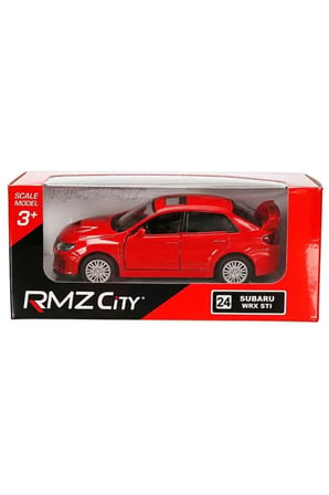 Rmz City 1:32 Uzak Doğu Serisi Die Cast Çek Bırak Model Araba - Kırmızı Subaru Wrx Sti