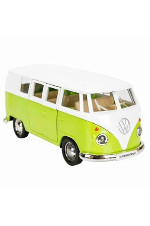 Rmz City 1:32 Alman Klasikleri Serisi Die Cast Çek Bırak Model Araba - Yeşil Volkswagen T1 Transp