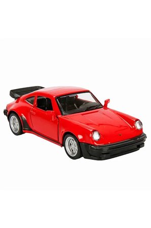 Rmz City 1:32 Alman Klasikleri Serisi Die Cast Çek Bırak Model Araba - Kırmızı Porsche 911 Turb