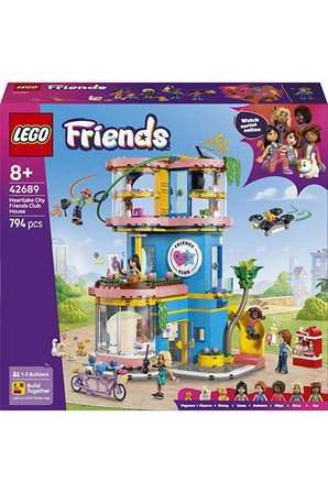 Lego ® Friends Heartlake Şehri Friends Kulüp Evi 42689 – 8+Yaratıcı Oyuncak Yapım Seti (794 Parça)