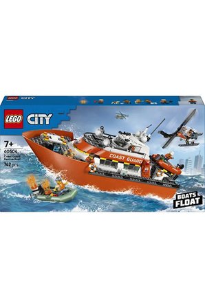 Lego ® City Sahil Güvenlik Kurtarma Botu Ve Helikopteri 60504- 7+ Yaratıcı Oyuncak Yapım Seti (742 P